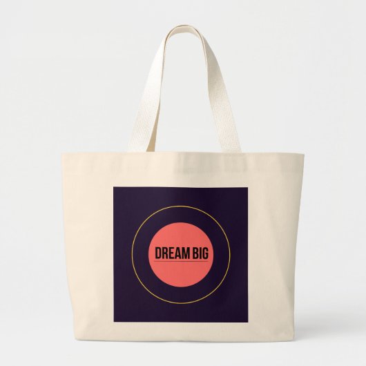 Dream Big — 90s Maximalist Tote Bag | Retro Jumbo Stoffbeutel (Vorne)
