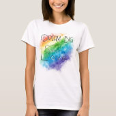 Dream Big and Savor Liebe T - Shirt (Vorderseite)