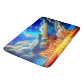 Dream Big Badematte (Schrägansicht)