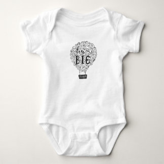 "Dream Big" Ballon Design Baby Bodysuit 0-24 m Strampler
