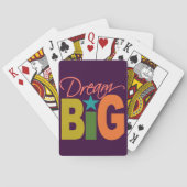 Dream BIG benutzerdefinierte Spielkarten (Rückseite)