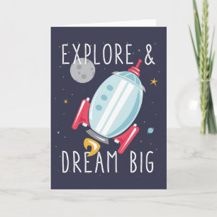 Dream Big Blank Card Karte