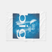 Dream Big Blanket Fleecedecke (Vorderseite (Horizontal))