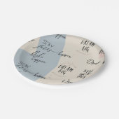 "Dream Big", "Bleibe Focused" Party Teller (Schrägansicht)