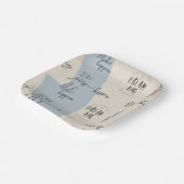 "Dream Big", "Bleibe Focused" Party Teller (Gewinkelt)