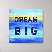 Dream Big - Blue Türkise Abstrakte Kunst
