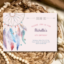 Dream Big Boho Dreamcatcher Geburtstag