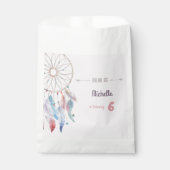 Dream Big Boho Dreamcatcher Geburtstag Geschenktütchen (Vorderseite)