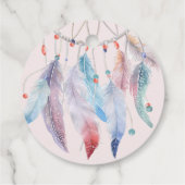 Dream Big Boho Dreamcatcher Geburtstag vielen Dank Geschenkanhänger (Rückseite)