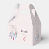 Dream Big Boho lebhaft Dreamcatcher Geburtstag Geschenkschachtel (Rückseite)