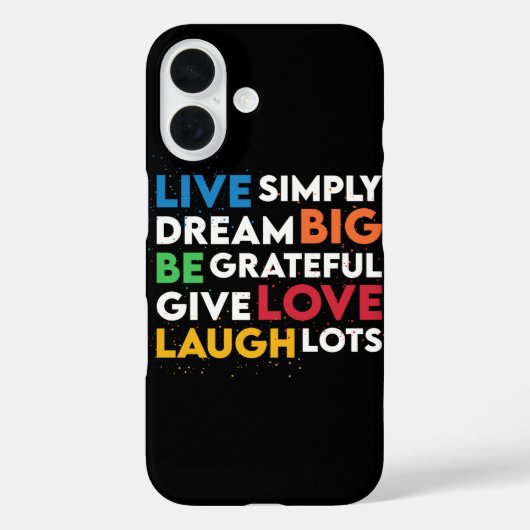 Dream Big Case-Mate iPhone Hülle (Rückseite)