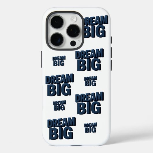 Dream Big Case-Mate iPhone Hülle (Rückseite)
