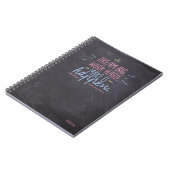 Dream Big Chalkboard Notizblock (Linke Seite)