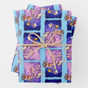 DREAM BIG CHRISTMAS REINDEER von Jeff Willis Art Geschenkpapier Set