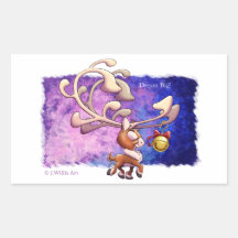 DREAM BIG CHRISTMAS REINDEER von Jeff Willis Art