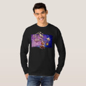DREAM BIG CHRISTMAS REINDEER von Jeff Willis Art T-Shirt (Vorne ganz)