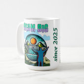 Dream Big Coffee Tasse - Inspiration Quote Cup (Vorderseite Links)