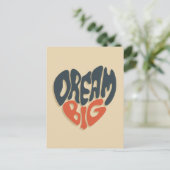 Dream Big: Cool Glückwünsche zum Abschluss Postkarte (Stehend Vorderseite)