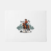 Dream Big - Cowboy Reiten Fußmatte (Vorderseite)