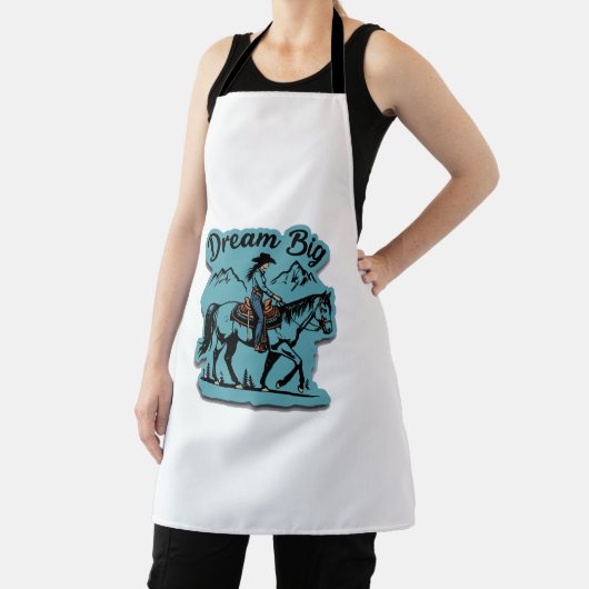 Dream Big - Cowgirl Reitpferd Schürze (InSitu)