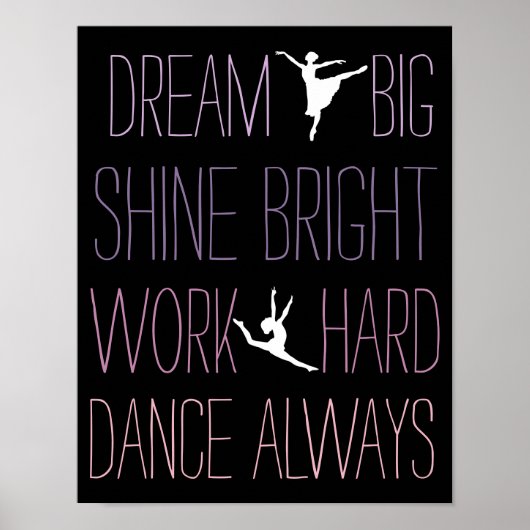Dream Big Dance Poster (Vorne)