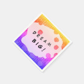DREAM BIG Design Plan oder Student Serviette (Ecke)