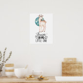 Dream Big Dez Kinderzimmer Art Poster (Küche)