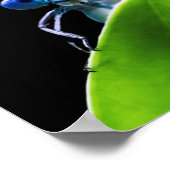 Dream Big Dragonfly Motivierend Matt Poster (Ecke)