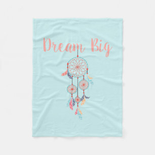 Dream Big Dreamcatcher Bohemisch Dream Catcher Fleecedecke