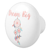 Dream Big Dreamcatcher Bohemisch Dream Catcher Keramikknauf (Rechts)