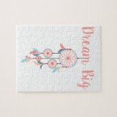 Dream Big Dreamcatcher Dream Fantastische Bergwelt Puzzle (Horizontal)