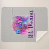 Dream Big Dreams Sherpadecke (Vorderseite (Horizontal))