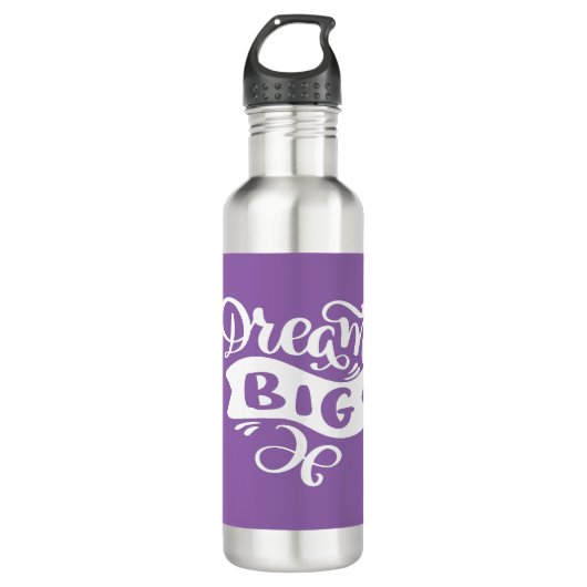 Dream Big Edelstahlflasche (Vorderseite)