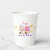 🎁 Dream Big Einhorn Paper Cup ✨ 💖 Pappbecher (Rückseite)
