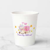 🎁 Dream Big Einhorn Paper Cup ✨ 💖 Pappbecher (Vorderseite)
