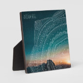 Dream Big Elegante Fotoplatte (Vorderseite)