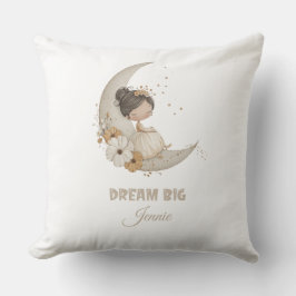 Dream Big Fairy Moon Child - Personalisierter Name Kissen