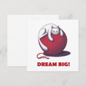 Dream Big Feiertagskarte (Vorne/Hinten)