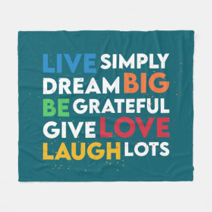 Dream Big Fleecedecke