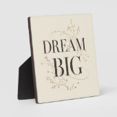 Dream Big Fotoplatte (Vorderseite)