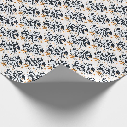 Dream Big Grad Geschenkpapier (Ecke)