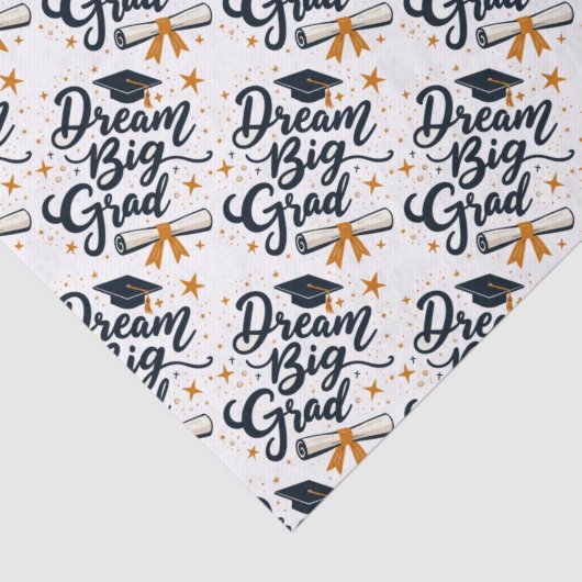 Dream Big Grad Seidenpapier (Detail)
