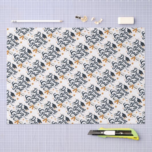 Dream Big Grad Seidenpapier (Handwerk)