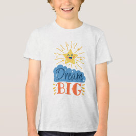 Dream Big Happy Star Light Trails Tri-Blend Shirt
