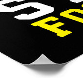 Dream Big, hart arbeiten, Schwerpunkte setzen - Gy Poster (Ecke)