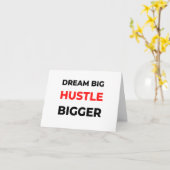 Dream Big Hustle Bigger 2 Karte (Gelbe Blume)