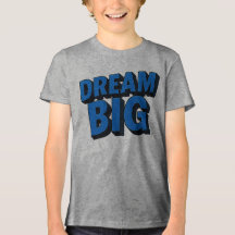 Dream Big in 3D: Bold Blue Motivation