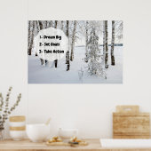 "Dream Big" Inspiration Wall Art Poster (Küche)