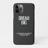 Dream Big iPhone Case (Rückseite)