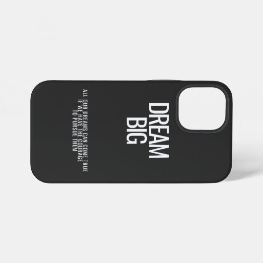 Dream Big iPhone Case iPhone Hülle (Rückseite (Horizontal))